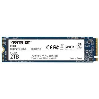 

SSD накопитель Patriot P300 2Tb/PCI-Ex4/M.2 2280 (P300P2TBM28)