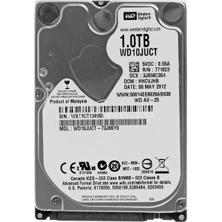 

Жесткий диск Western Digital Scorpio Bluex 1ТБ (WD10JUCT)