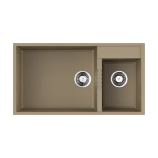 

Кухонная мойка Omoikiri Tedori 85-2-U-CH шампань NEW