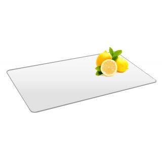 Аксессуар для кухонных моек Zigmund & Shtain S1W стеклянная разделочная доска белая