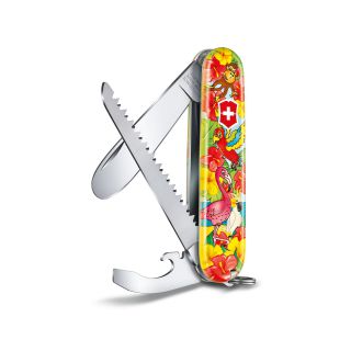 

Мультитул Victorinox Parrot Edition (0.2373.E3) красный/рисунок