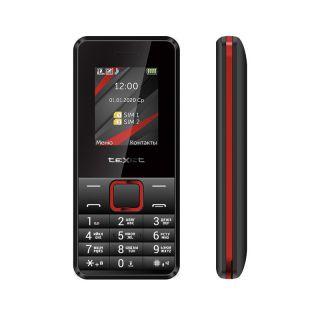 

Телефон TeXet TM-207 черный-красный