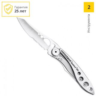 

Нож походный Leatherman Skeletool Kbx (832619) серебристый/черный
