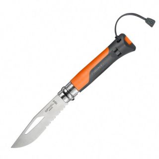 

Нож походный Opinel Outdoor Earth N08 8VRI (001577) оранжевый/серый