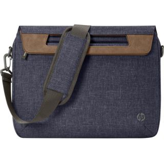 

Чехол для ноутбука HP RENEW Brief Case 14 синий/коричневый (1A215AA)