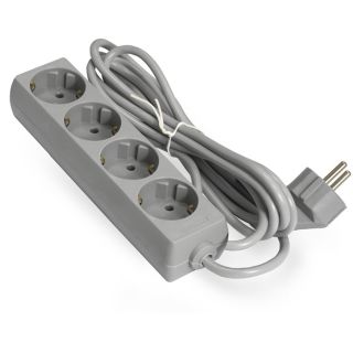 

Удлинитель EXEGATE ECE-4-1.8G (4 роз, 1,8м) серый