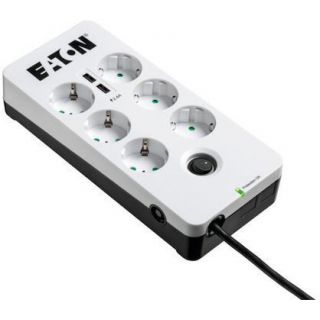 

Удлинитель Eaton PB6D 1.8м (6 розеток) белый/черный