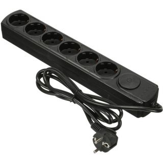 

Удлинитель Ippon BK252-16 (5м/6 роз) черный