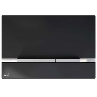 

Кнопка смыва Alca plast STRIPE-GL1204 стекло черное