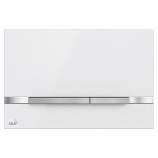 

Кнопка смыва Alca plast STRIPE-WHITE глянец