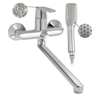 

Смеситель для ванны GFMARK 4870 с алмазной крошкой на ручке