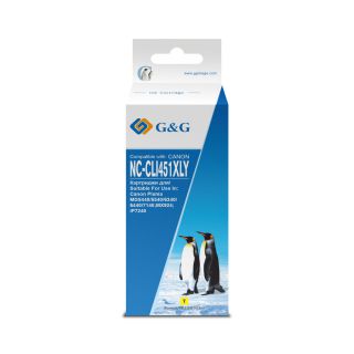 

Расходный материал для печати G&G NC-CLI451XLY желтый