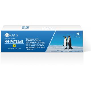 

Расходный материал для печати G&G NH-F6T83AE желтый (Картридж)