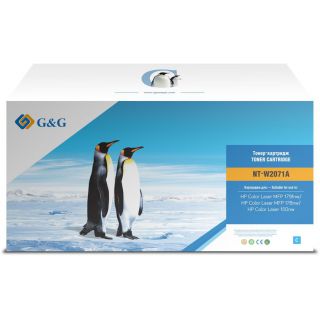 

Расходный материал для печати G&G NT-W2071A голубой (Картридж)