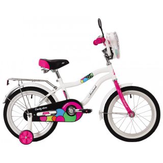 Велосипед для малышей NOVATRACK 16 Candy белый (165Candy.WT9) от Imperiatechno