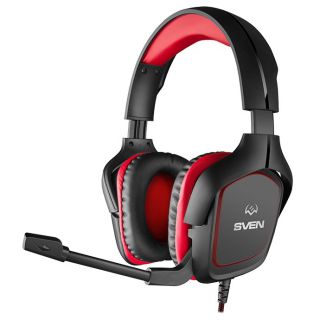

Компьютерная гарнитура Sven AP-G333MV черный/красный