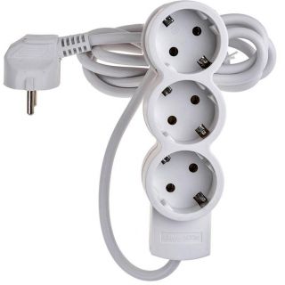 

Удлинитель DUWI 32072 2 Supraline (3гн. 1м) белый