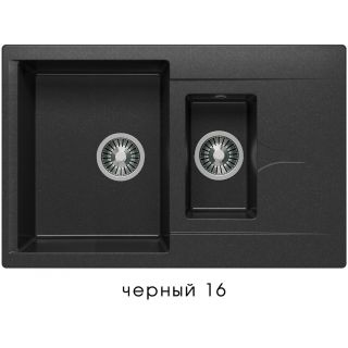 

Кухонная мойка Polygran Brig-770 черный (16)