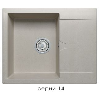 

Кухонная мойка Polygran Gals-620 серый (14)
