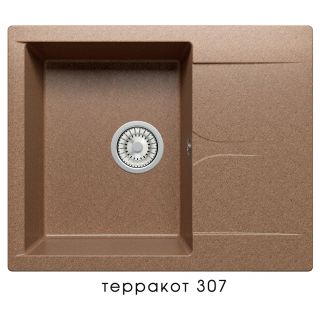 

Кухонная мойка Polygran Gals-620 терракот (307)