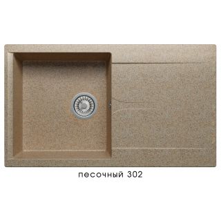 

Кухонная мойка Polygran Gals-860 песочный (302)