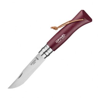 

Нож походный Opinel Tradition Trekking N08 (002213) бордовый