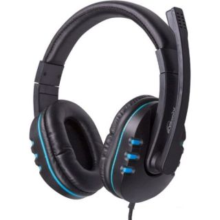 

Компьютерная гарнитура Ritmix RH-555M черный/синий