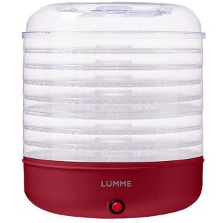 

Сушилка для продуктов LUMME LFD-108PP бордовый гранат