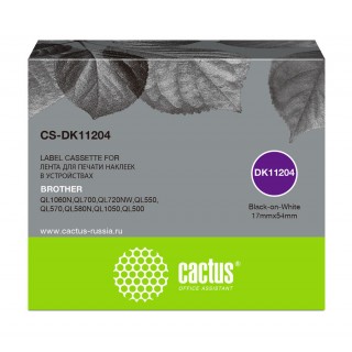 

Расходный материал для печати Cactus CS-DK11204 черный