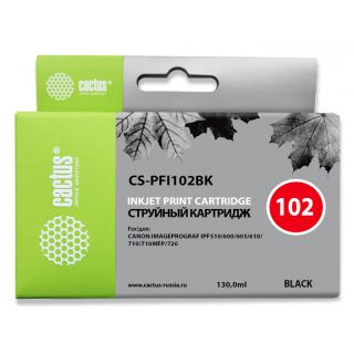 

Расходный материал для печати Cactus CS-PFI102BK черный