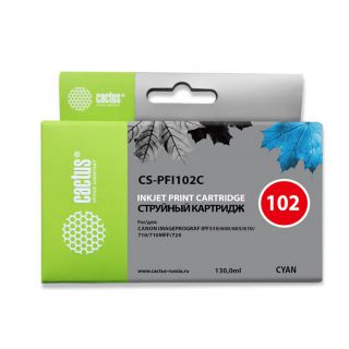 

Расходный материал для печати Cactus CS-PFI102C синий