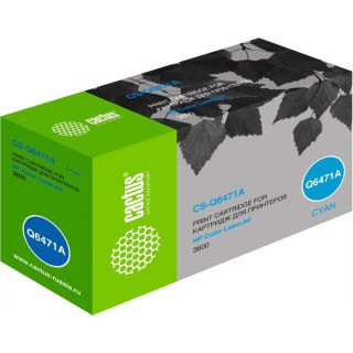 

Расходный материал для печати Cactus CS-Q6471A голубой