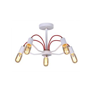 

Люстра Hiper H002-5 Белый с золотом