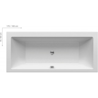 

Ванна Ravak FORMY 01 SLIM 170x75 белая (C691300000)