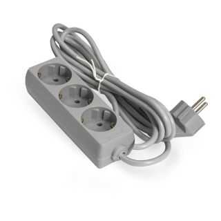 

Удлинитель EXEGATE ECE-3-5G (3 роз, 5м) серый