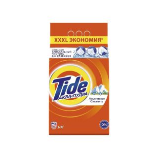 

Средство для стирки TIDE Альпийская Свежесть автомат 6кг порошок для стирки