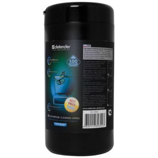 

Средство для ухода за техникой Defender CLN 30322 Салфетки для экранов 100шт (30322)