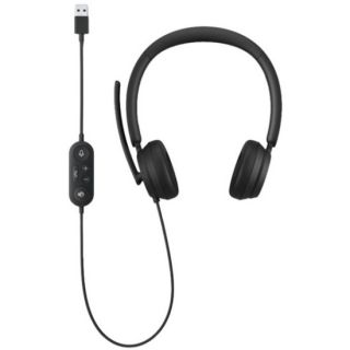 Компьютерная гарнитура Microsoft Modern USB черный (6ID-00021)