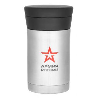 

Термос Thermos Армия России 0.5л стальной/черный (646279)