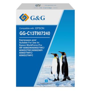 

Расходный материал для печати G&G GG-C13T907240 голубой
