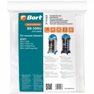 

Мешок для пылесоса Bort BB-30NU 5шт (93410686)