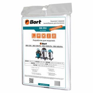 

Мешок для пылесоса Bort BB-30U 5шт (91275929)