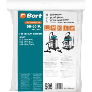 

Мешок для пылесоса Bort BB-60NU 5шт (93410693)
