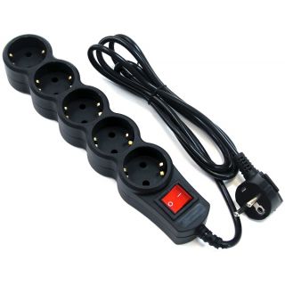 

Удлинитель 5bites SP5B-230 (5роз. 3м) черный