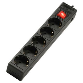 

Сетевой фильтр Sven Optima Base 5м (5 розеток) черный
