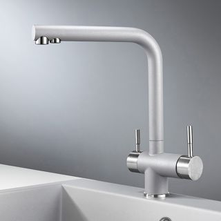

Смеситель для кухни Granula 2305 алюминиум