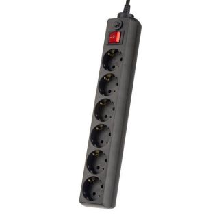

Удлинитель Perfeo PF-A4672 (6роз. 3м) черный