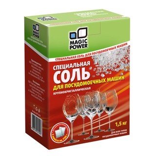 

Средство для мытья посуды Magic Power MP-2030 Соль для ПММ 1,5 кг