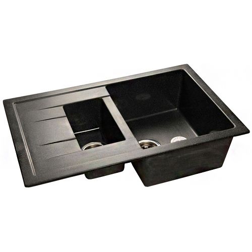 

Кухонная мойка GranFest Quadro GF-Q775KL черный (308)