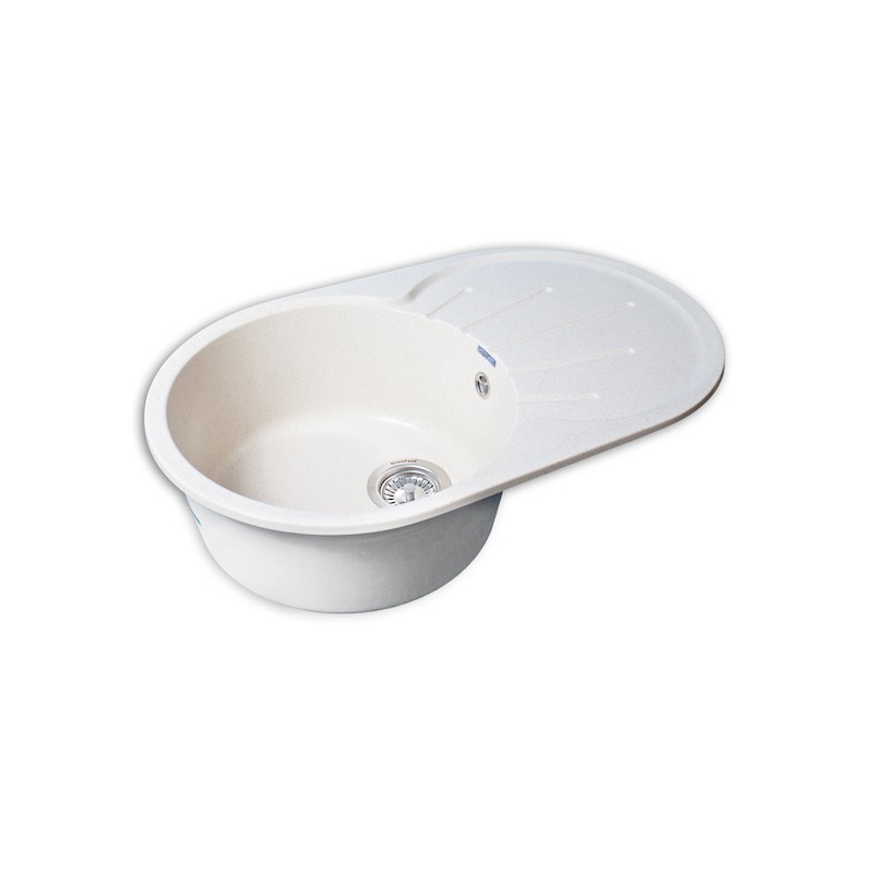 

Кухонная мойка GranFest Rondo GF-R750L белый (331)